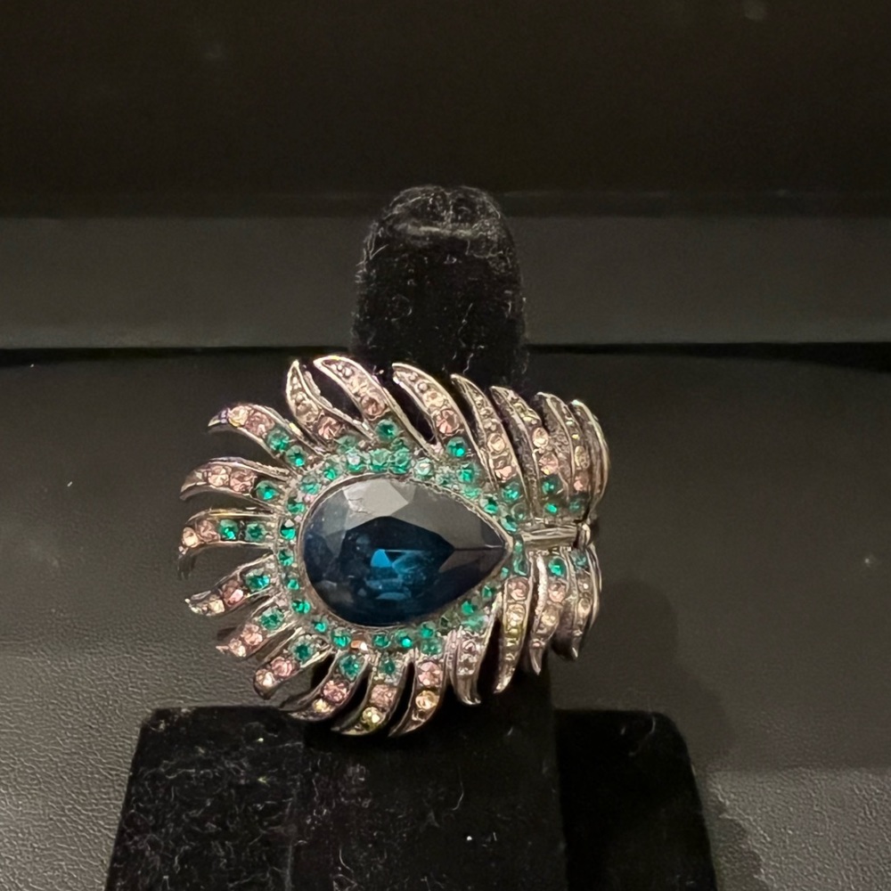 Peacock Feather Ring. - image 1